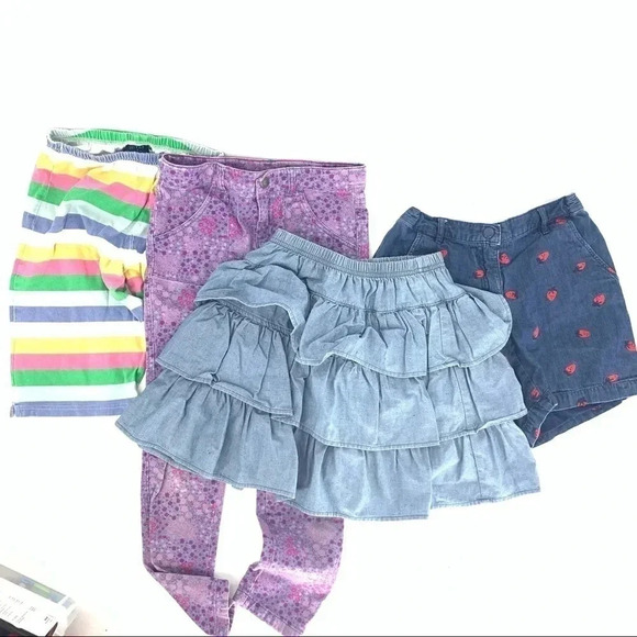 Hanna Andersson, Mini Boden & Tea bundle of 4 bottoms - Picture 1 of 10